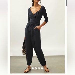Daily Practice by Anthropologie Ruffled Lounge Jumpsuit